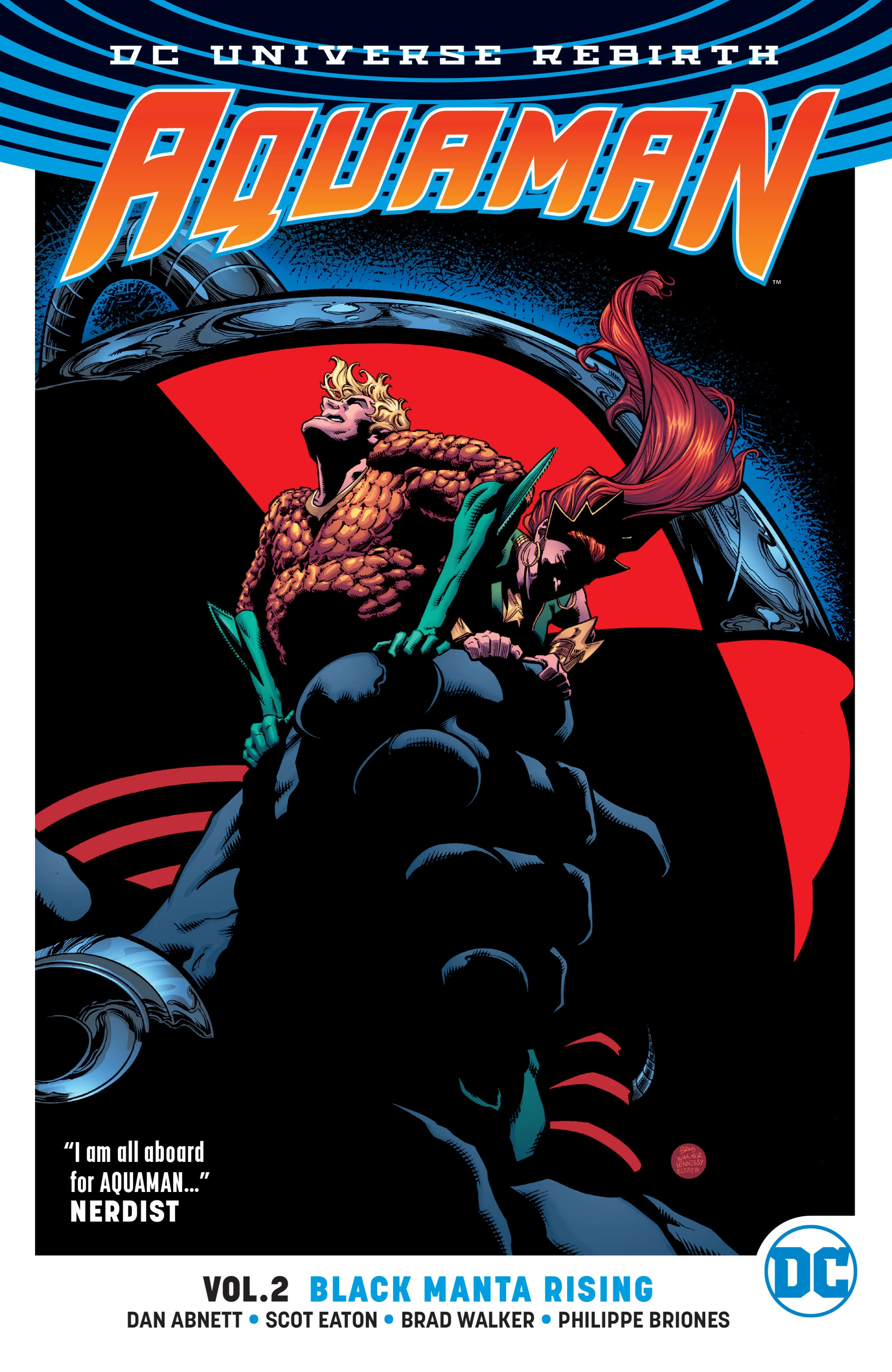 Aquaman Vol. 2: Black Manta Rising (DC, 2017) cover